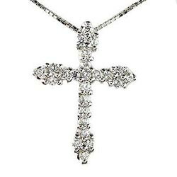 【P10倍 お買い物マラソン】 プラチナ900 夢見るクロス☆0.30ct キラキラ ペンダント ネックレス 天然ダイヤモンド ギフト ボーナスセール|luire