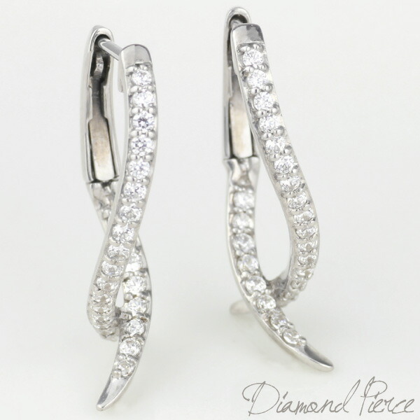 【P5倍 4/20】ピアス レディース Pt900 プラチナ ダイヤモンド 【0.4ct】 ワンタッチ バネ式 上品 天然ダイヤモンド 可愛い 人気 誕生日 記念日 贈り物 プレゼント ギフトジュエリー 母の日 123,400円