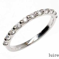 【P10倍 お買い物マラソン】 エタニティリング レディース 18k k18ゴールド ダイヤ 0.2ct k18WG 天然ダイヤモンド ギフト 結婚記念 誕生日 鑑定書 k18ホワイトゴールド プレゼント 指輪 刻印 結婚指輪 ボーナスセール｜luire