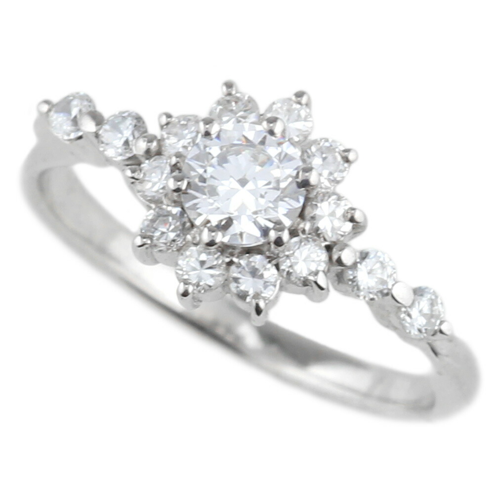 楽天市場】【P5倍 9/30】婚約指輪 ダイヤリング0.65ct SIクラス