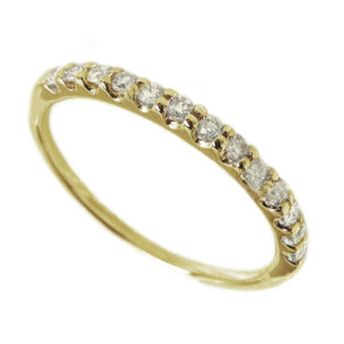 18k k18ゴールド エタニティ リング レディース ダイヤ 0.20ct k18 ゴールド 天然ダイヤモンド 結婚記念 誕生日 鑑定書プレゼント 指輪 刻印 ホワイトゴールド 結婚指輪 母の日