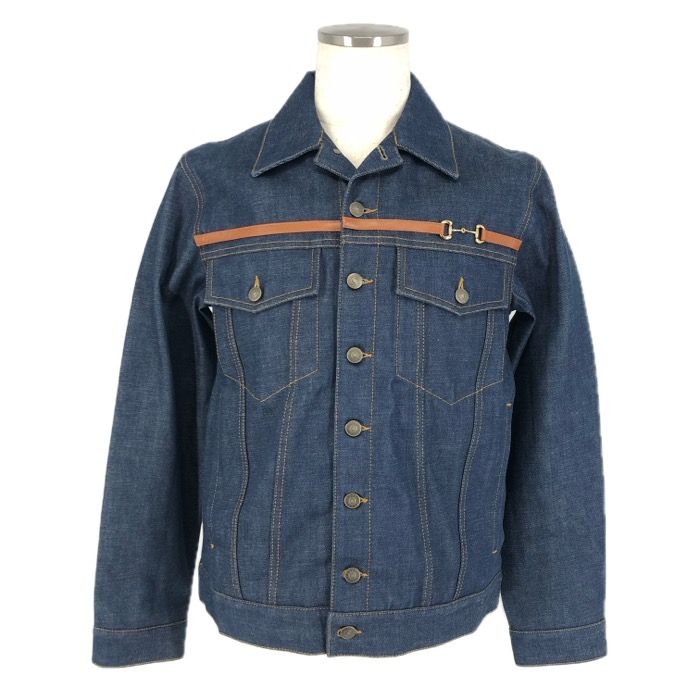 GUCCI　グッチ　デニムジャケット　　Gジャン　デニムシャツ GUCCI - GUCCI グッチ デニムジャケット 46(M位) 青(デニム
