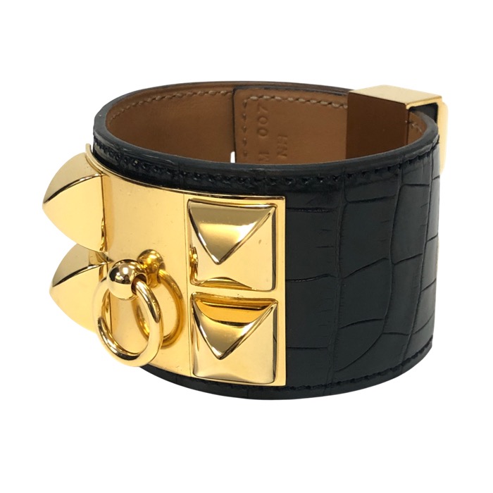 ★HERMES セリエ ワイドバングル オープン カフ ブレスレット S ☆HERMES セリエ ワイドバングル オープン カフ ブレスレット S