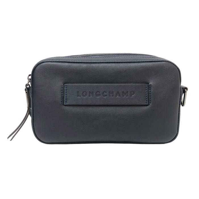 ロンシャン Longchamp 3DCAMERA BAG カメラバッグ ショルダーバッグ ネイビー【中古】