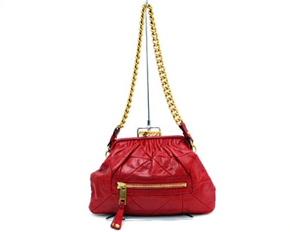 マークジェイコブス MARC JACOBS ショルダーバッグ 赤 中古