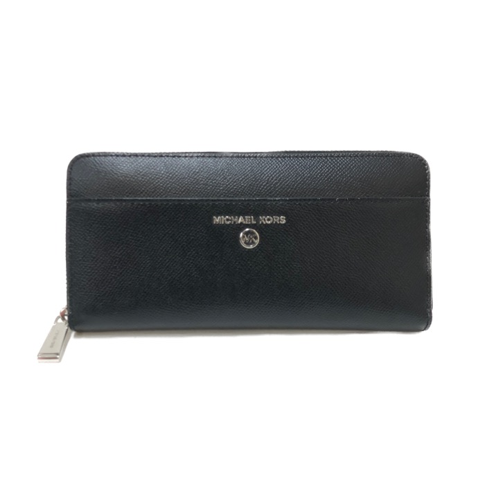 マイケルコース MICHAEL KORS JET SET CHARM 長財布 ブラック【中古】