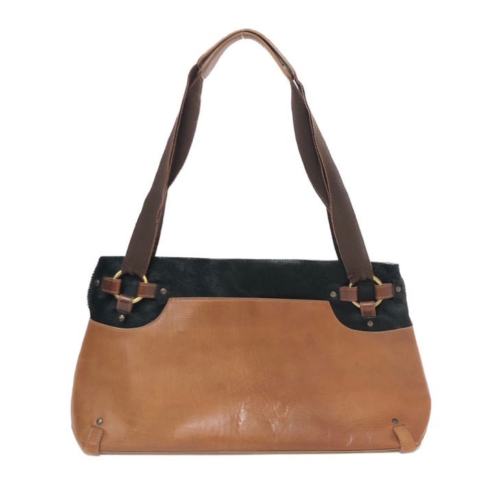 チヴィディーニ CIVIDINI ショルダーバッグ ブラウン【中古】【美品】