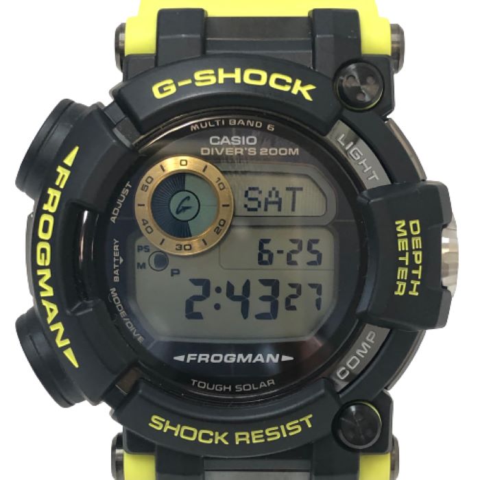 楽天市場】CASIO【カシオ】 GW-200 フロッグマン ゴールド