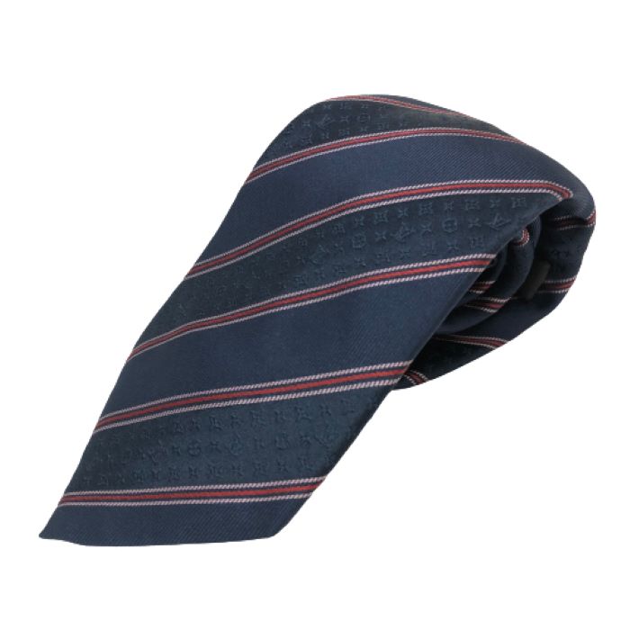 楽天市場】ルイ ヴィトン LOUIS VUITTON ネクタイ ストライプ シルク