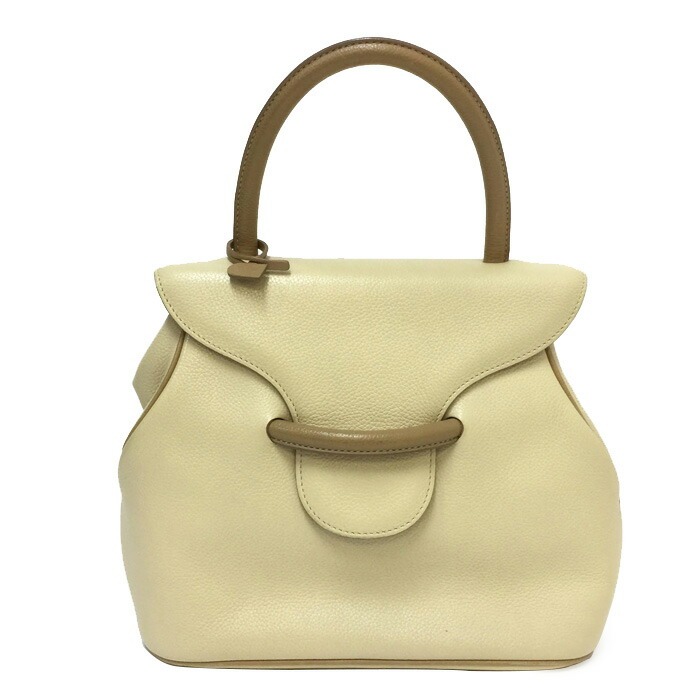デルヴォー DELVAUX ボルティモア BALTIMORE ハンドバッグ クリーム【中古】【美品】|リュクスタイル店