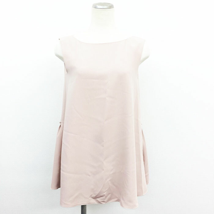フォクシー FOXEY Linen Bouquet ノースリーブブラウス 44427 ホワイト サイズ：38 FOXEY NEWYORK フォクシー ブラウス リネンブーケ ホワイト 38