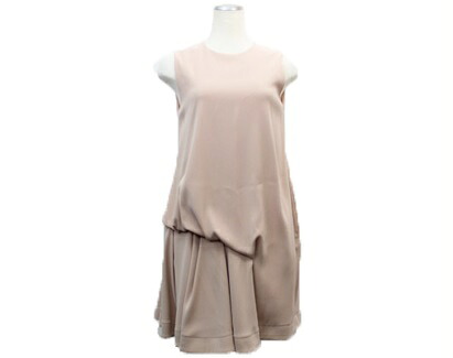 DAISY LIN for FOXEY フォクシー タンクツイストワンピース 31938 ピンクベージュ サイズ38(S相当)【中古】レディース｜リュクスタイル店
