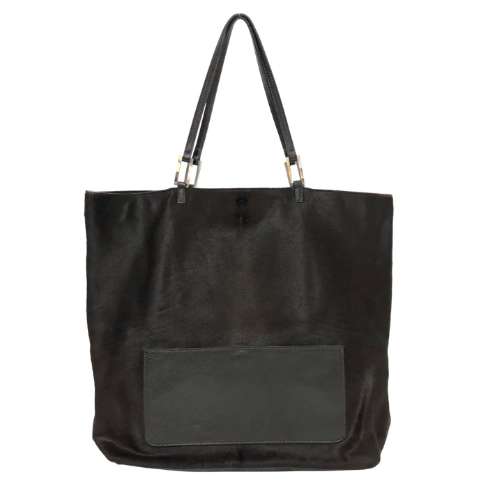 Anya Hindmarch アニヤ・ハインドマーチ トートバッグ ハラコ/レザー ブラウン【中古】 レディース｜リュクスタイル店