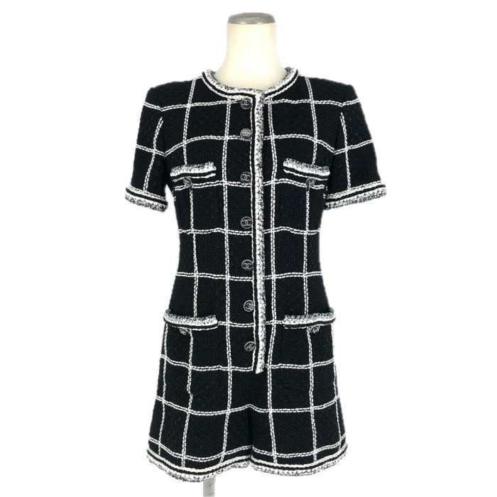 シャネル CHANEL コンビネゾン オールインワン ジャンプスーツ 22-23Cruise☆即納！【CHANEL シャネル】 ジャンプスーツ 関税込