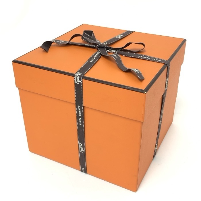 HERMES エルメス 空箱 リボン 2点セット FB 0053【中古】