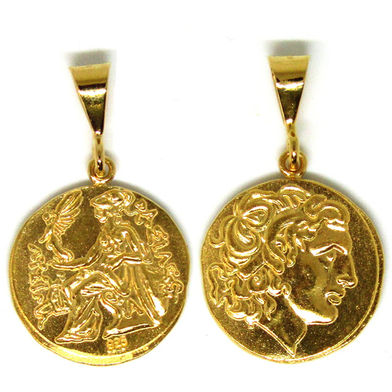 古代ギリシャ コイン アレキサンダー大王 ペンダント トップ  シルバー925製 楽天市場】【シルバー925 古代ギリシャ コインペンダント