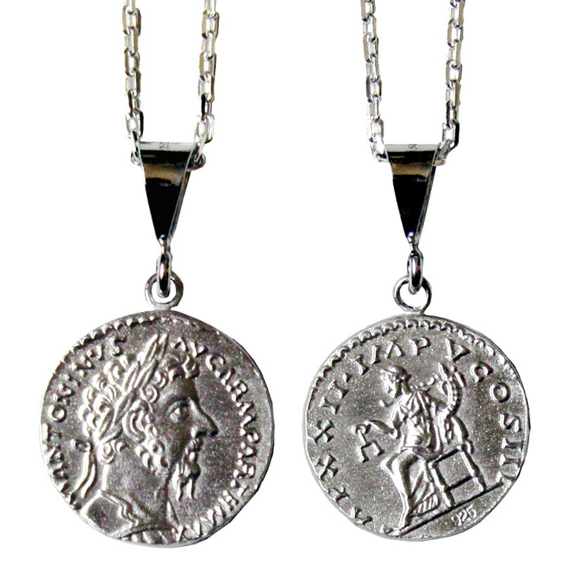 古代ローマペンダント 楽天市場】コインペンダント 古代ローマ帝国ゴールド&シルバー