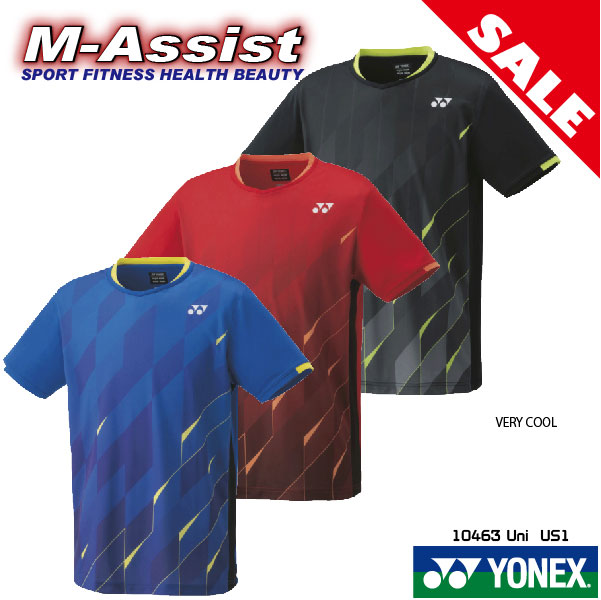 楽天市場】【ポイント2倍】 YONEX 10463 Uni 特価 数量限定 シャツ ヨネックス ゲームシャツ ウェア GAME WEAR ヨネックス祭  バドミントン祭 エムアシスト : M-Assist楽天市場店