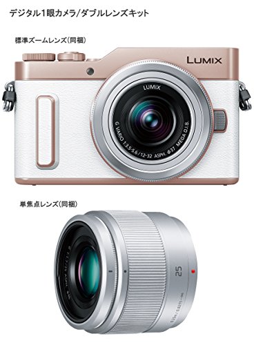 ミラーレス一眼カメラ パナソニック LUMIX ホワイト DC-GF10W-W ダブル