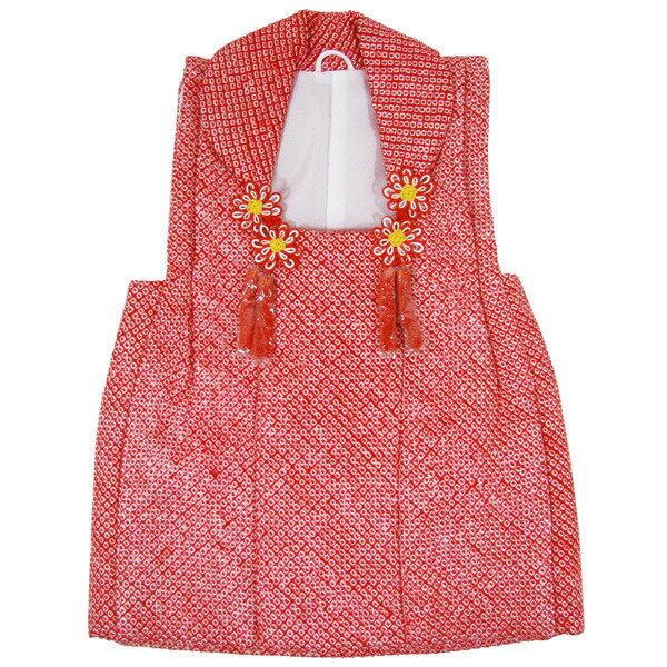 楽天市場】【送料無料】七五三 着物 3歳 正絹被布コート 絞り柄 赤色