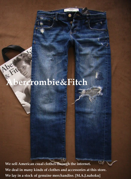 正規品！新品アバクロンビー&フィッチ　デニムベスト　クラッシュ加工　 Lサイズ 楽天市場】Abercrombie & Fitch A&F アバクロンビー&フィッチ