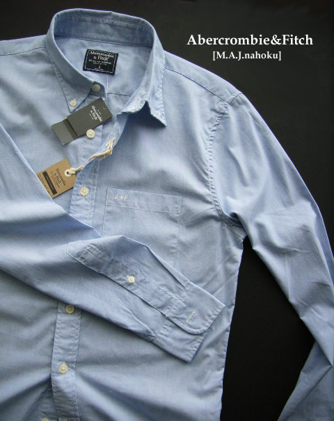 国内配送 5116新品 アバクロンビー フィッチ Abercrombie Fitch デザインシャツ3110 青 ｓ Mens 国内最安値 Vieiraevieira Com Br