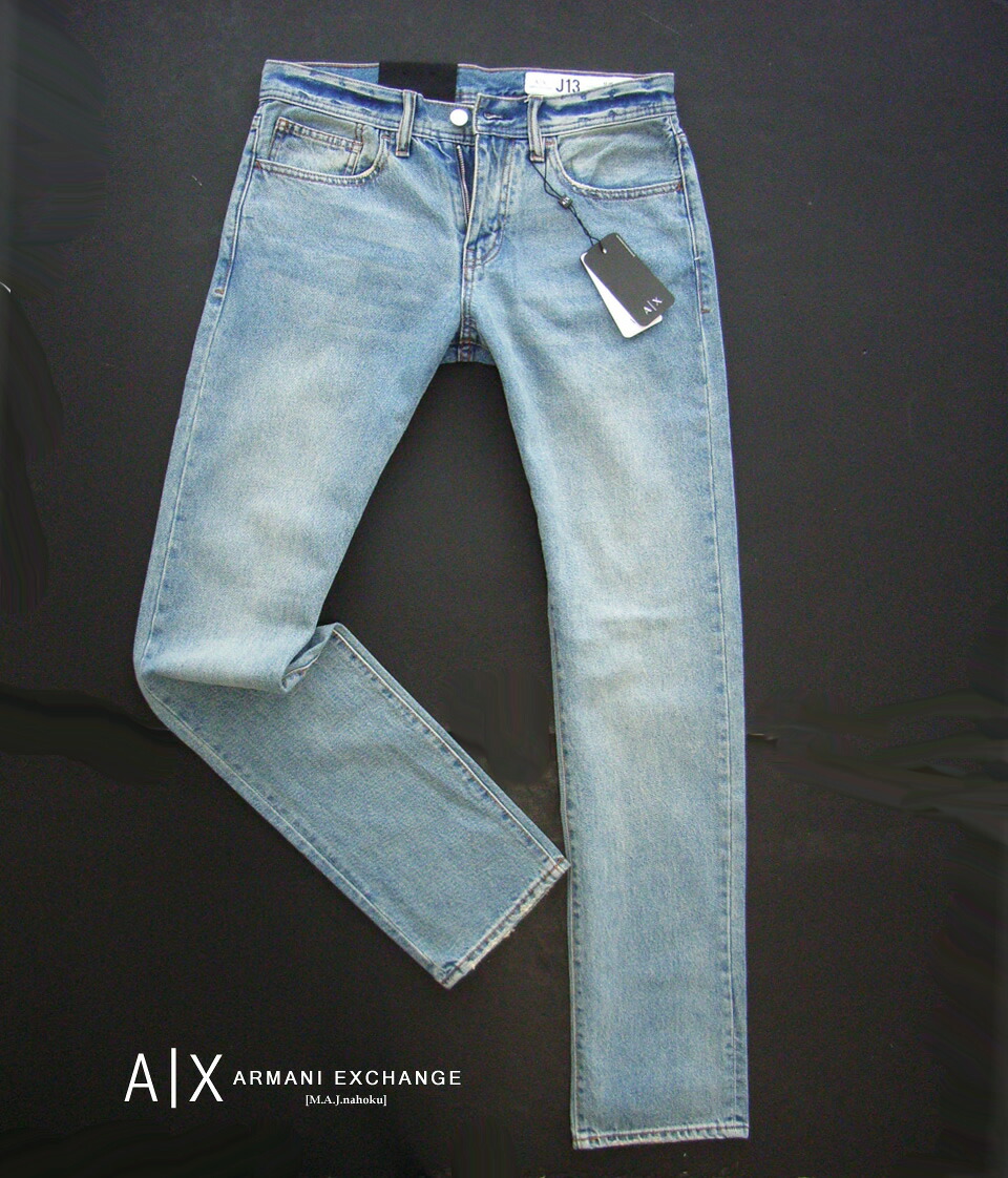 【楽天市場】10069-73新品★アルマーニエクスチェンジ ARMANI EXCHANGE★A|X ヴィンテージデニムパンツ3411 J13 ...