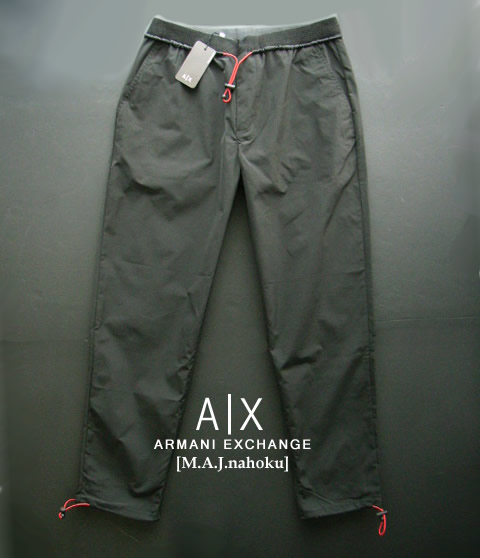 9304新品★アルマーニエクスチェンジ ARMANI EXCHANGE★A|X ひな型ズボン下3253★黒★31★MENS★