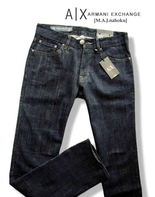 7747-8新品★アルマーニエクスチェンジ ARMANI EXCHANGE ★A|X ヴィンテージデニム2916 STRAIGHT★MENS　ジーンズ 13,032円