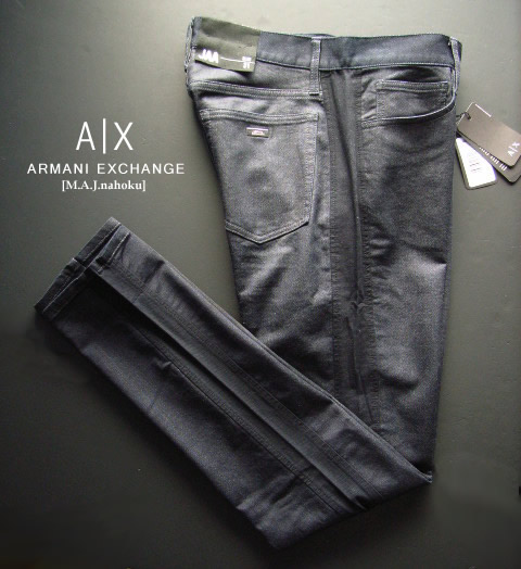 8402-3新品★アルマーニエクスチェンジ ARMANI EXCHANGE★A|X ヴィンテージデニム3012 JAA SLIM★濃紺色★MENS デニム