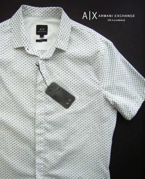 Ax Shurt 【楽天市場】9948-52新品★アルマーニエクスチェンジ ARMANI EXCHANGE★A|X 半袖ロゴロゴシャツ3409★白★MENS ...