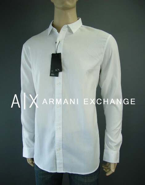 7432-50新品★アルマーニエクスチェンジ ARMANI EXCHANGE★目論むティーシャツ2706★白★MENS★
