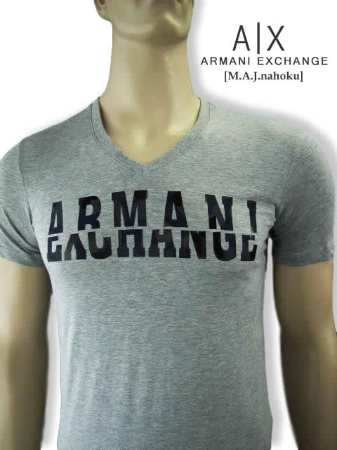 armani exchange men's v neck t shirts