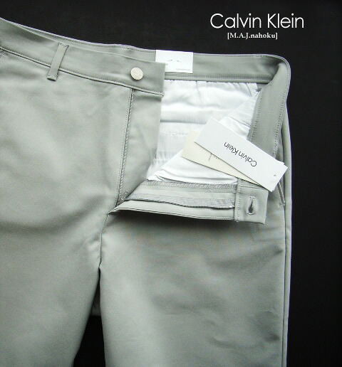 547新品★カルバン・クライン Calvin Klein★綿織物伸ばすことさる股引き3409★ともし火薄墨色★３２★MENS ズボン・パンツ-メンズファッション