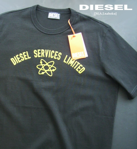 8799新品★ディーゼル　DIESEL★デザインロゴTシャツK291★黒★Ｓ★MENS★｜M.A.J.nahoku 8,712円