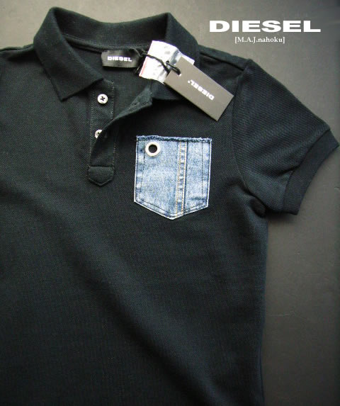 楽天市場】8237-44新品☆ディーゼル DIESEL☆胸ロゴポロシャツk152☆白