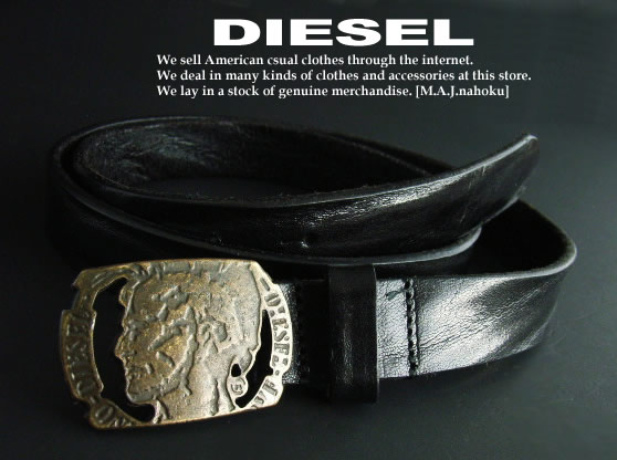 楽天市場】8483-4新品☆ディーゼル DIESEL☆ヴィンテージ牛革リベット