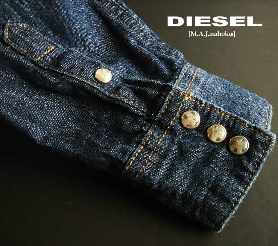 超目玉 7976新品 ディーゼル Diesel ヴィンテージデニムシャツj113 濃紺 ｓ Womens M A J Nahoku 最終値下げ Www Chemo Commerce Com