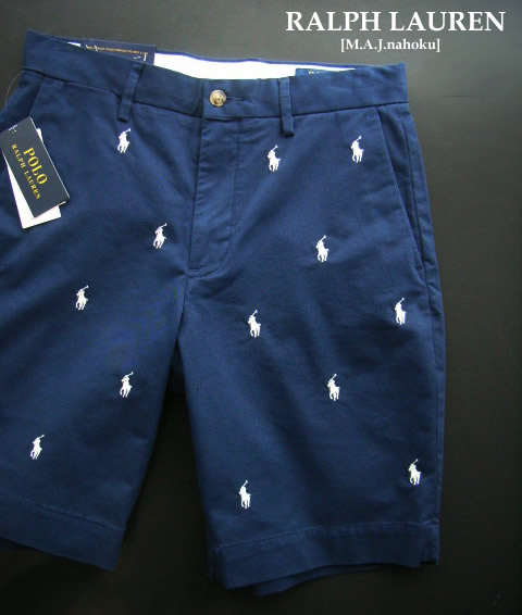 3877-9新品★ラルフローレン RALPH LAUREN★ロゴタイプロゴタイプさる股引き3312★紺★MENS