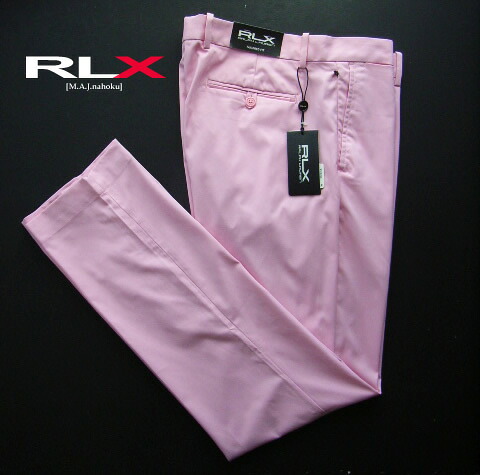 2265新品★ラルフローレン RALPH LAUREN★ＲＬＸ ゴルフパンツJ476★ピンク★32/32★MENS★｜M.A.J.nahoku