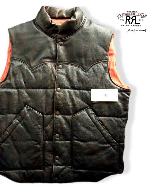 rrl ベスト　ダブルアールエル　ralph lauren ラルフローレン　限定 RRL - 美品 RRL ダブルアールエル ベスト サイズ:S LIMITED