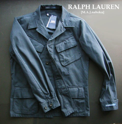 2050-1新品★ラルフローレン RALPH LAUREN ★デザインジャケットJ360★紺系★MENS★