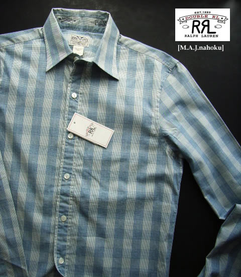 2248新品★ラルフローレン RALPH LAUREN★ＲＲＬダブルアールエル 照合のしるしプルオーバーJ468★青系★ＸＳ★MENS