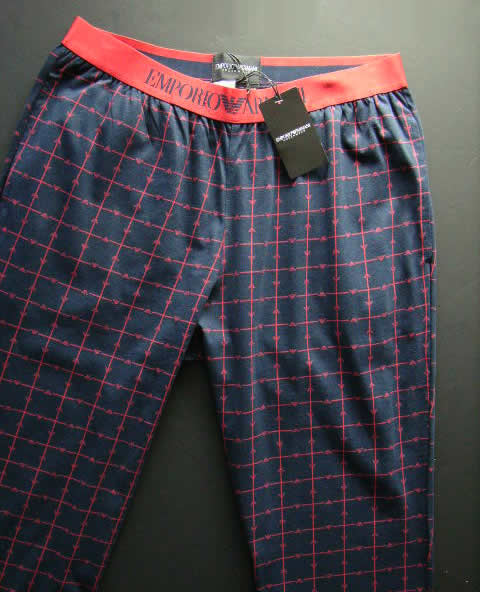 8935新品★エンポリオアルマーニ EMPORIO ARMANI ★ロゴロゴルームパンツ3401★紺系赤★Ｍ★MENS★