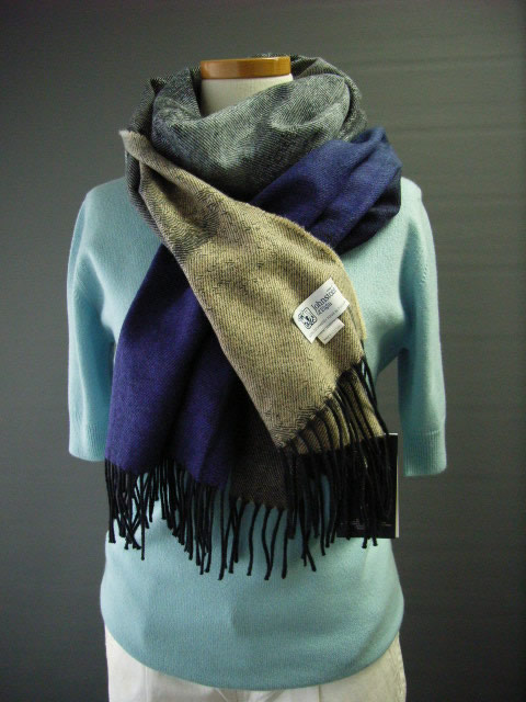510新品★Johnstons ジョンストンズ ★カシミヤ100半袖ニット★水色★S★WOMENS★