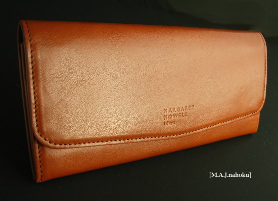 保証書付 818新品 マーガレット ハウエル Margaret Howell 本革長財布245 ダークオレンジ Womens 訳ありセール格安 Www Clanpulsar Com