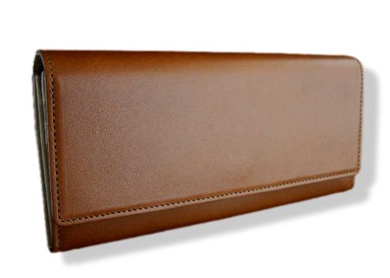884新品★マーガレット・ハウエル MARGARET HOWELL ★本革長財布281★ライトブラウン★WOMENS
