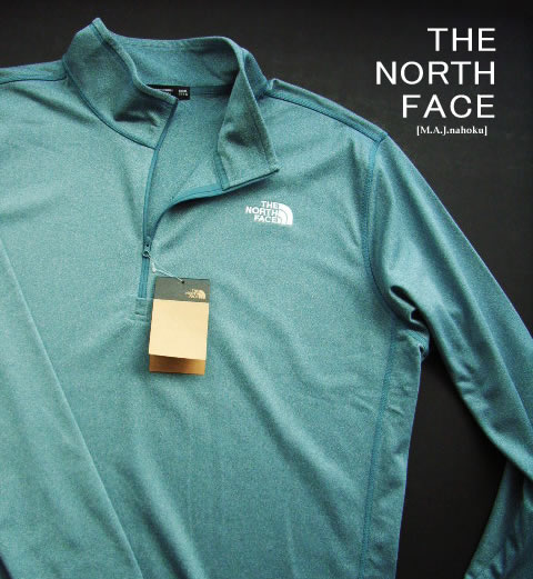 8912新品★ザ ノース フェイス THE NORTH FACE★胸ロゴ刺繍ハイネックジップトレーナー3405★青系★ＸＸＸＬ★MENS★大きいサイズ