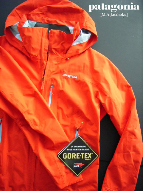 楽天市場 7565新品 パタゴニア Patagonia ピオレット ゴアテックスジャケット Gore Tex 赤オレンジ ｘｌ Womens 大きいサイズ M A J Nahoku