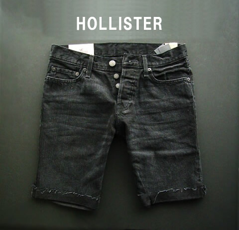 2621-5新品★ホリスター HOLLISTER ★ヴィンテージデニム短パン2401★ダークグレー系★MENS★